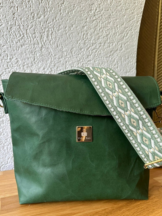 Crossbody Bag aus Olivenleder